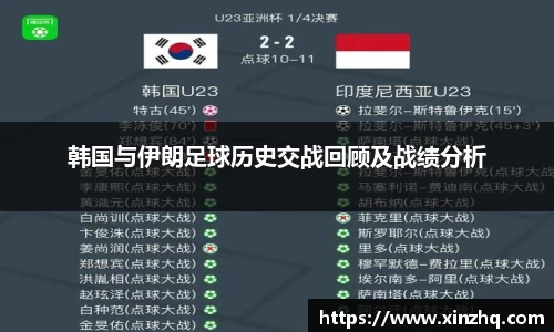 韩国与伊朗足球历史交战回顾及战绩分析